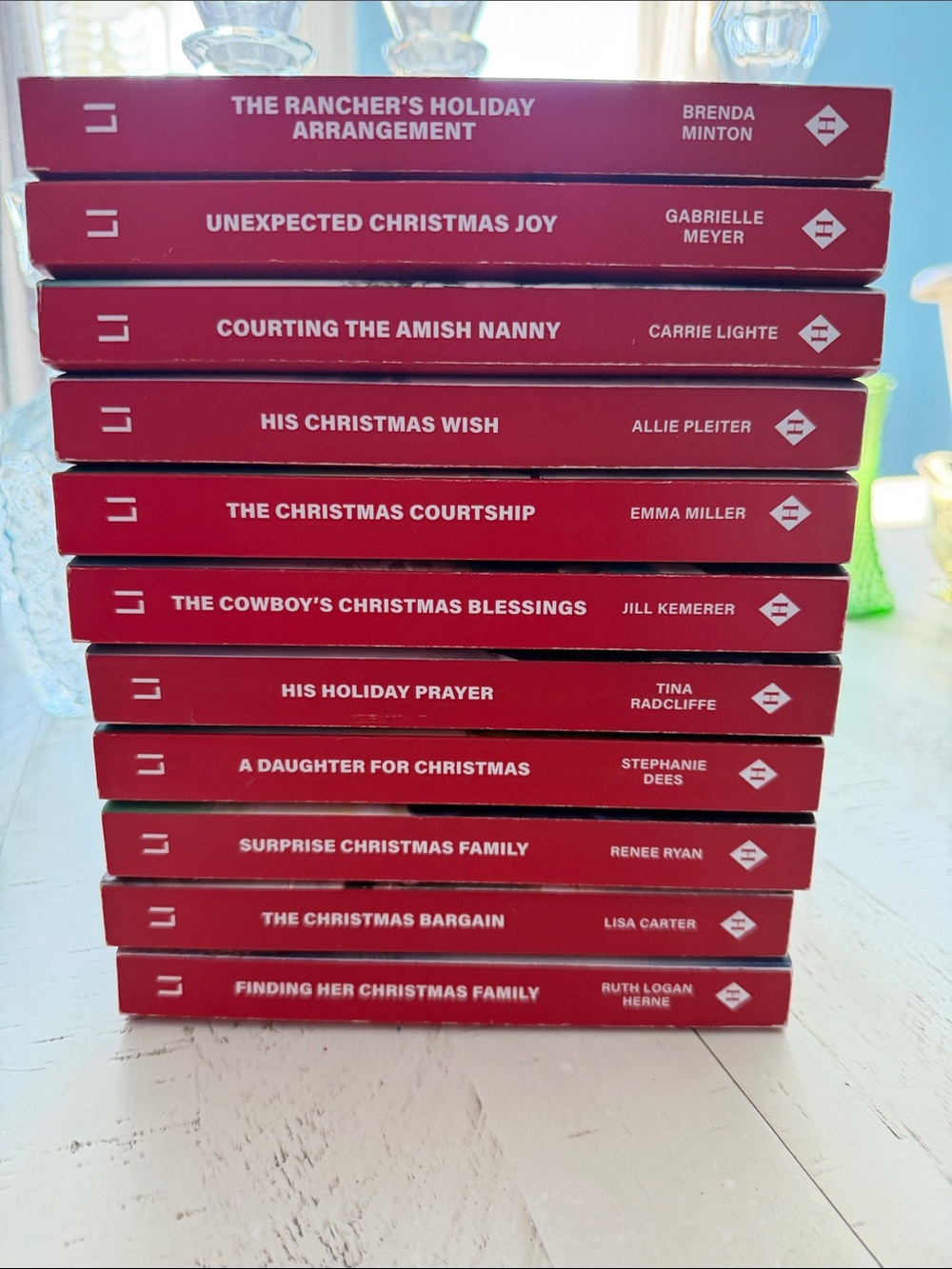 Set of 11 Love Inspired Christmas Romance Novels